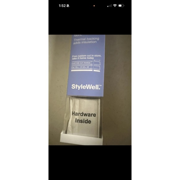 2x Stylewell Cordless Blackout Roller Shade Fabric Taupe Cut to Size 37.25" W - Picture 5 of 6